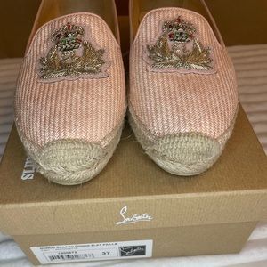 Christian Louboutin Nanou Orlato Donna Flat Paille